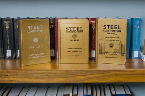shelf of Manuals